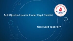 Mesleki Açık Öğretim Lisesi Öğrencisi Nasıl Olunur ?